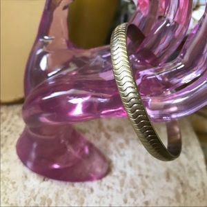 Silpada Wavy Brass Bangle Bracelet